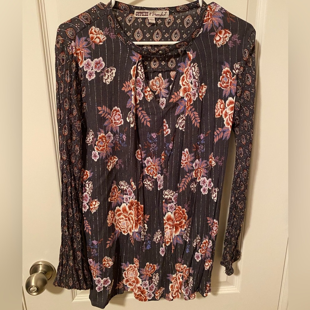 Women's Gypsies & Moondust Top Sz L